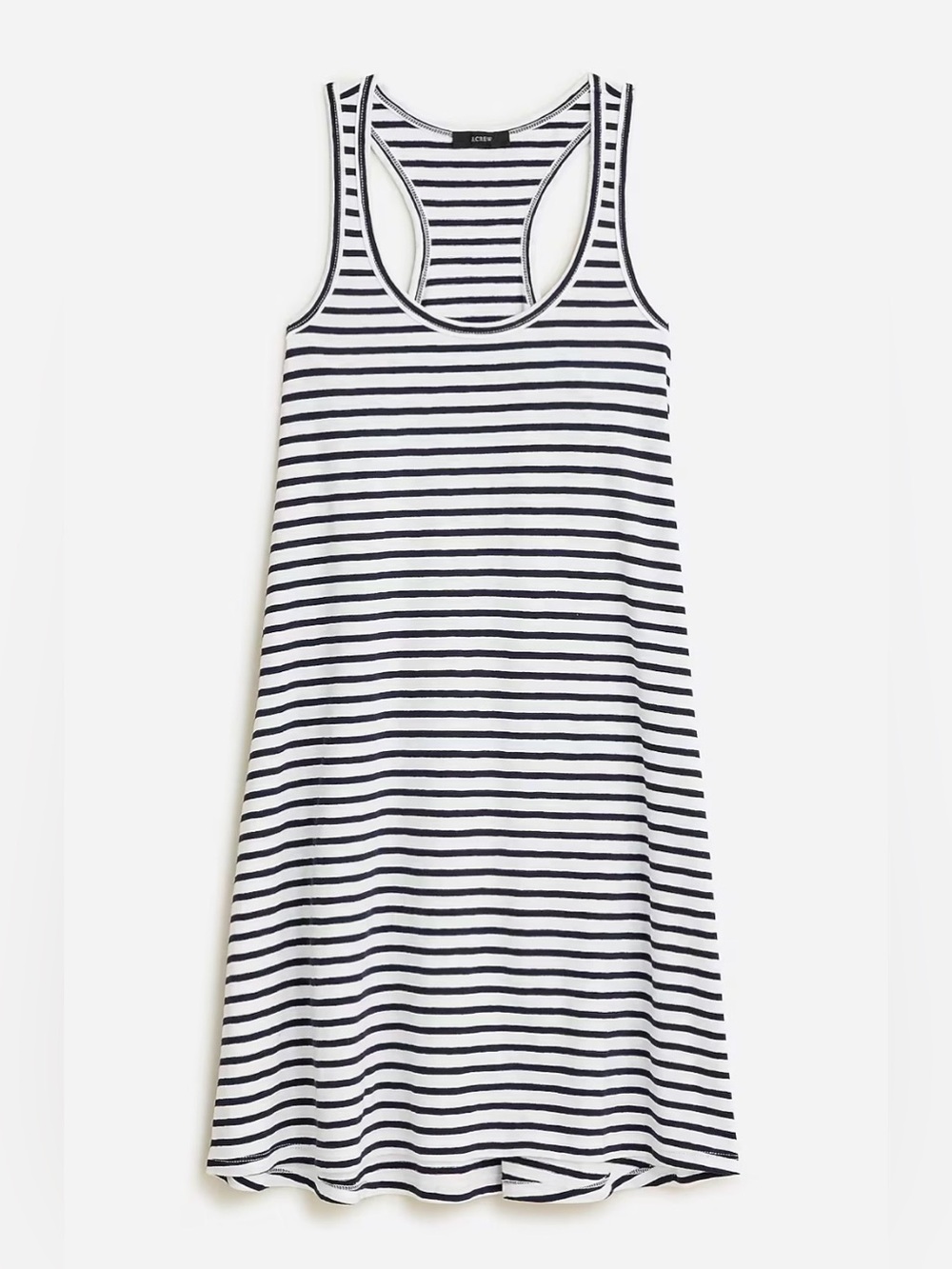 J. Crew Swingy Mini Tank Dress in Stripes